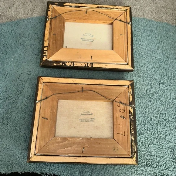 Signed James Hewitt Framed Nature Landscape Paintings - Picture 13 of 15